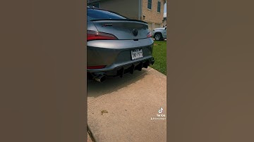 Acura integra rear diffuser installed