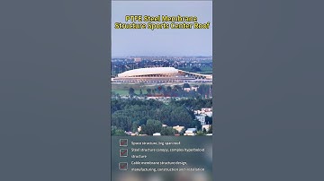 Large sports stadium PTFE steel membrane structure project #tensile #steel #membrane #stadium