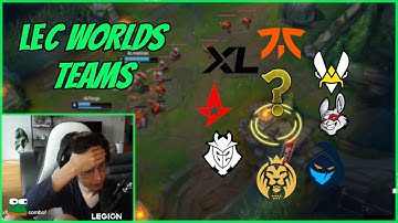 PapaSmithy Asks Caedrel Which LEC Teams Are Making Worlds