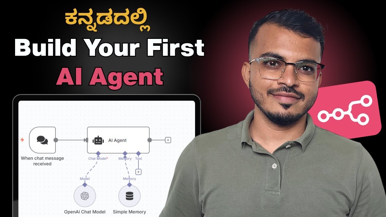 AI Agents Explained in Kannada | Build Your First Agent with n8n (No ...