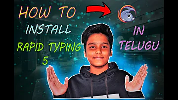 How to install Rapid Typing software in PC || In Telugu || S Tutorials Telugu