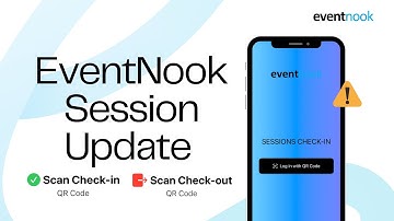 EventNook Session App - Check In Check Out