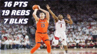 Walker Kessler vs Arkansas 2.8.22 | 16 pts (6-11 FG, 2-5 3pt, 2-6 FT), 19 Reb, 7 Blk, 2 TO