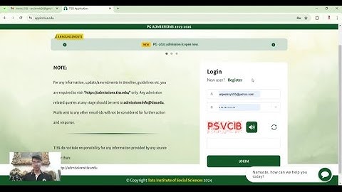 TISS HRM & LR 2025 Admissions through CAT : Form Filling Tutorial : Step by Step Guide