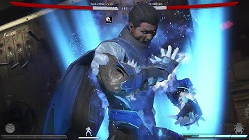 Injustice 2 More Sub Zero Ability Ice Port and Barrier of Frost