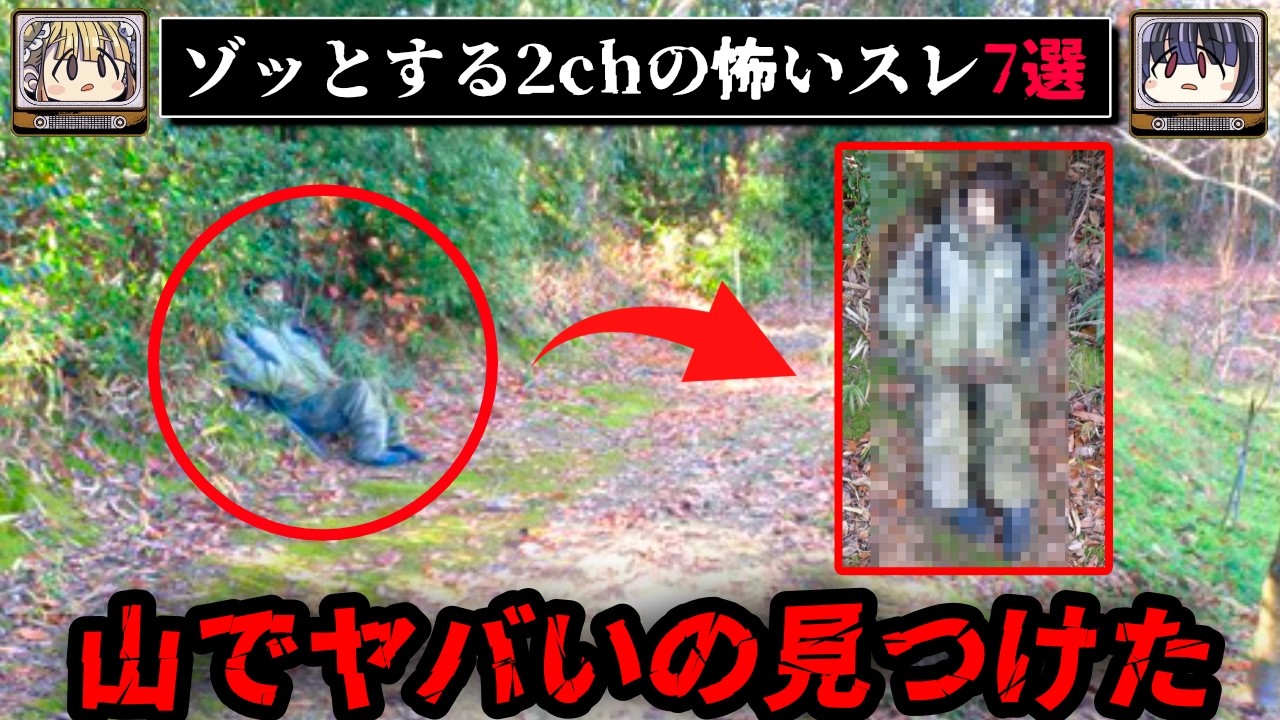 【遺体かと思ったら】ゾッとする2chの怖いスレ7選【ゆっくり解説/作業用BGM/怖い話】