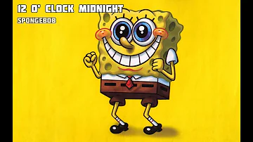 12 O' Clock Midnight | Spongebob Timecard Meme | Sound Effect for Editing Youtube Videos