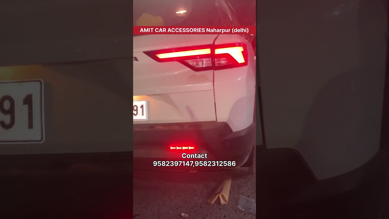 MARUTI SUZUKI BREEZA FULL MODIFIED || LED LIGHT INSTALLATION || REFLECTOR LIGHT || ACCESSORIES 