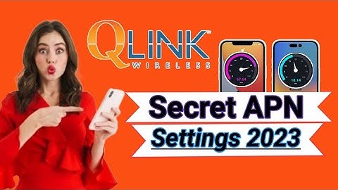 Qlink Wireless Access Point Name Settings | Qlink Wireless 5g internet Settings