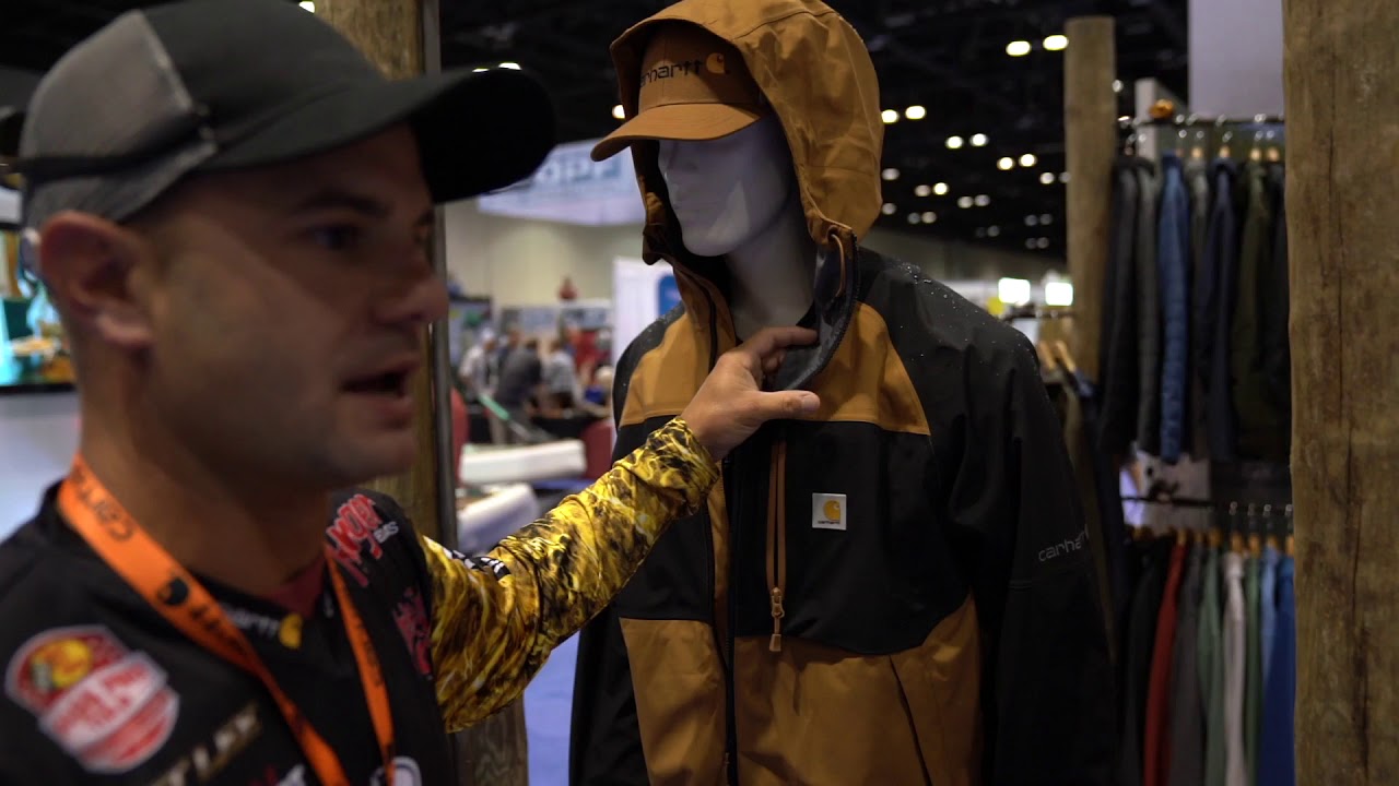 carhartt fishing rain jacket