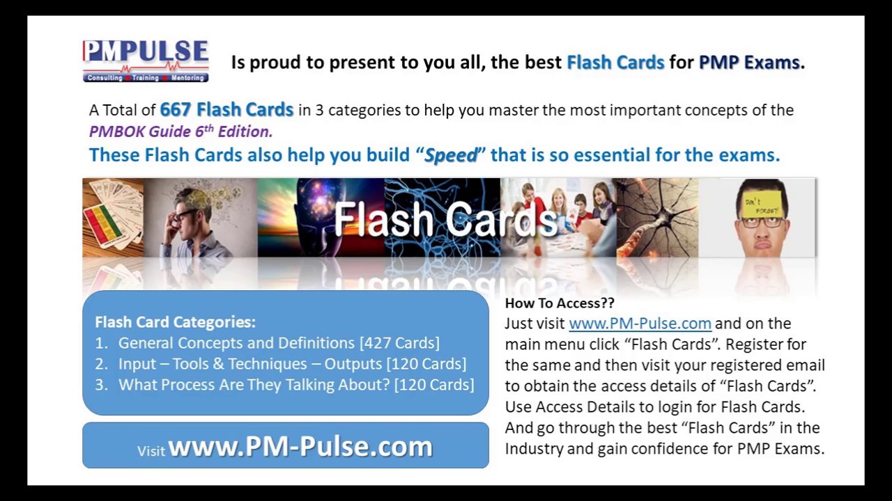 PMP Flash Cards Best In Industry Completely Free YouTube