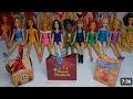 Satisfying Video l How to make Glossy Lolipops in to Rainbow Pool with Disney Princess Cutting ASMR
