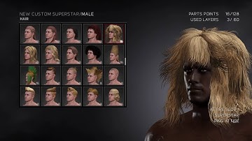 WWE2K17 character creation (Maybe) mycarrer etc.