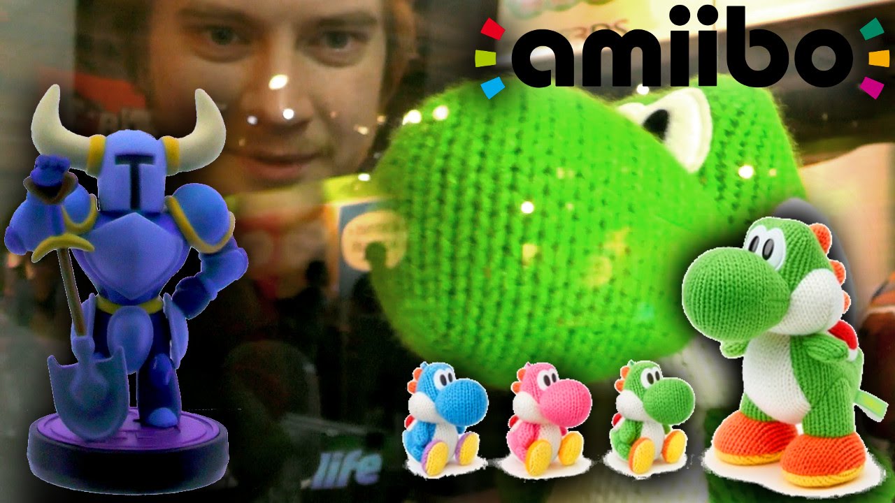 New Amiibo - Mega Yarn Yoshi, 100 Animal Crossing Cards, Shovel Knight