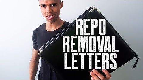 REPO REMOVAL LETTERS || HOW TO REMOVE A REPOSSESSION FROM CREDIT REPORTS || BRANDON WEAVER