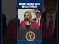 Trump Raises Ebola Concerns As U.S. Evacuates Infected American Patient To Germany |#shorts