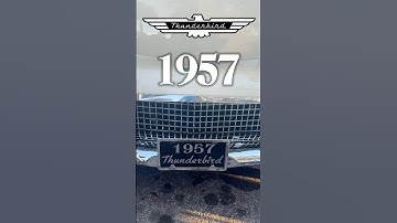 1957 Ford Thunderbird – The Perfect Blend of Style, Class, and American Muscle!