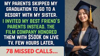 My Parents Skipped My Graduation for My Sister’s Resort Trip—What Happened on Stage Shocked Them