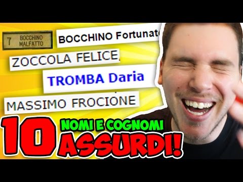 Video: Nomi divertenti di persone. Cognomi molto divertenti