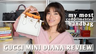 MY MOST COMPLIMENTED HANDBAG: THE GUCCI MINI DIANA REVIEW (with mod shots!)
