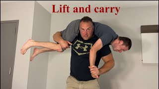 Lift and carry: How to carry someone