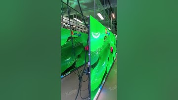 indoor and outdoor high brightness led screen aging test #ledwall #leddisplay #rentalled