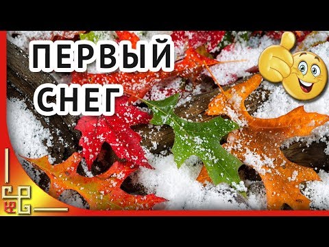 Первый снег. Первый снег осенью. Красивые стихи и музыка