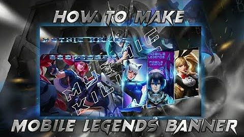 How to make Mobile legends Banner just using only pixelLab (  no picsart needed )  / Tutorial