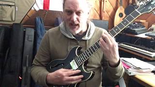 IYV IES200BK Semi Hollow Electric Guitar