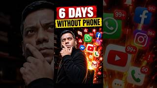 No Phone Challenge 😱 #shorts #rochaktathya #phoneaddiction