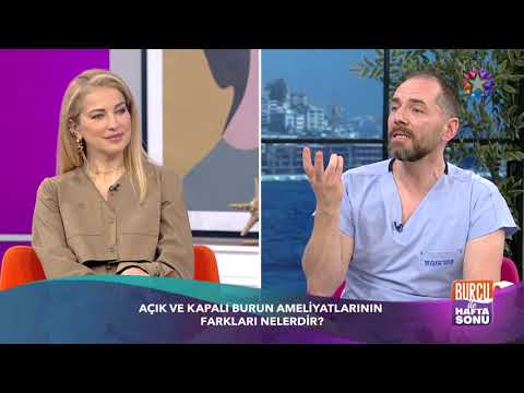 Burcu Esmersoy ile Haftasonu Programın da Burun Ameliyatları ve Burunda Orta Hat Delinmesi Konuştuk