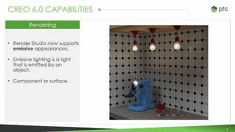 Create high-quality photorealistic CAD images with Creo Render Studio