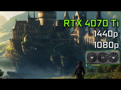 Hogwarts Legacy RTX 4070 Ti + i5 13600K Test at 1440p & 1080p in 2023🔮