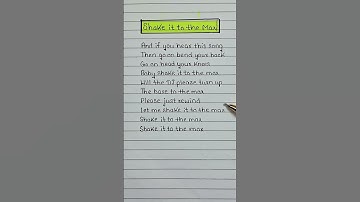 Thumbnail of Shake It To Max (Lyrics) ~ Molly 🎀 #lyrics #song