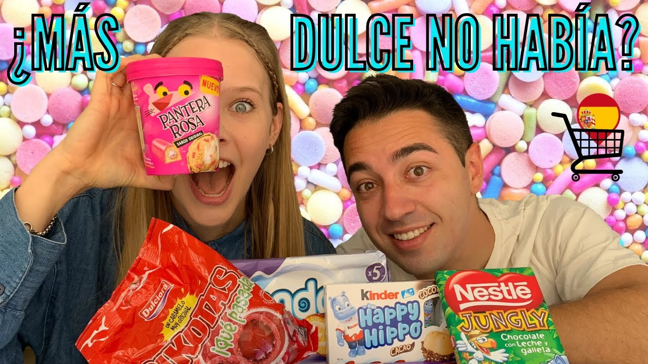 DULCES ESPAÑOLES 🇪🇸🍭 | POPOTE COMESTIBLE? 🤭🥤