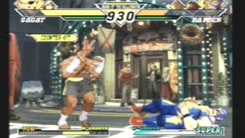 Ryu, Sagat & Ken Vs Raiden, Shin Akuma & Dhalsim