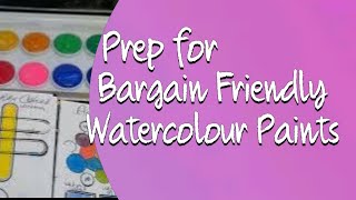 My Watercolour Prep and Test