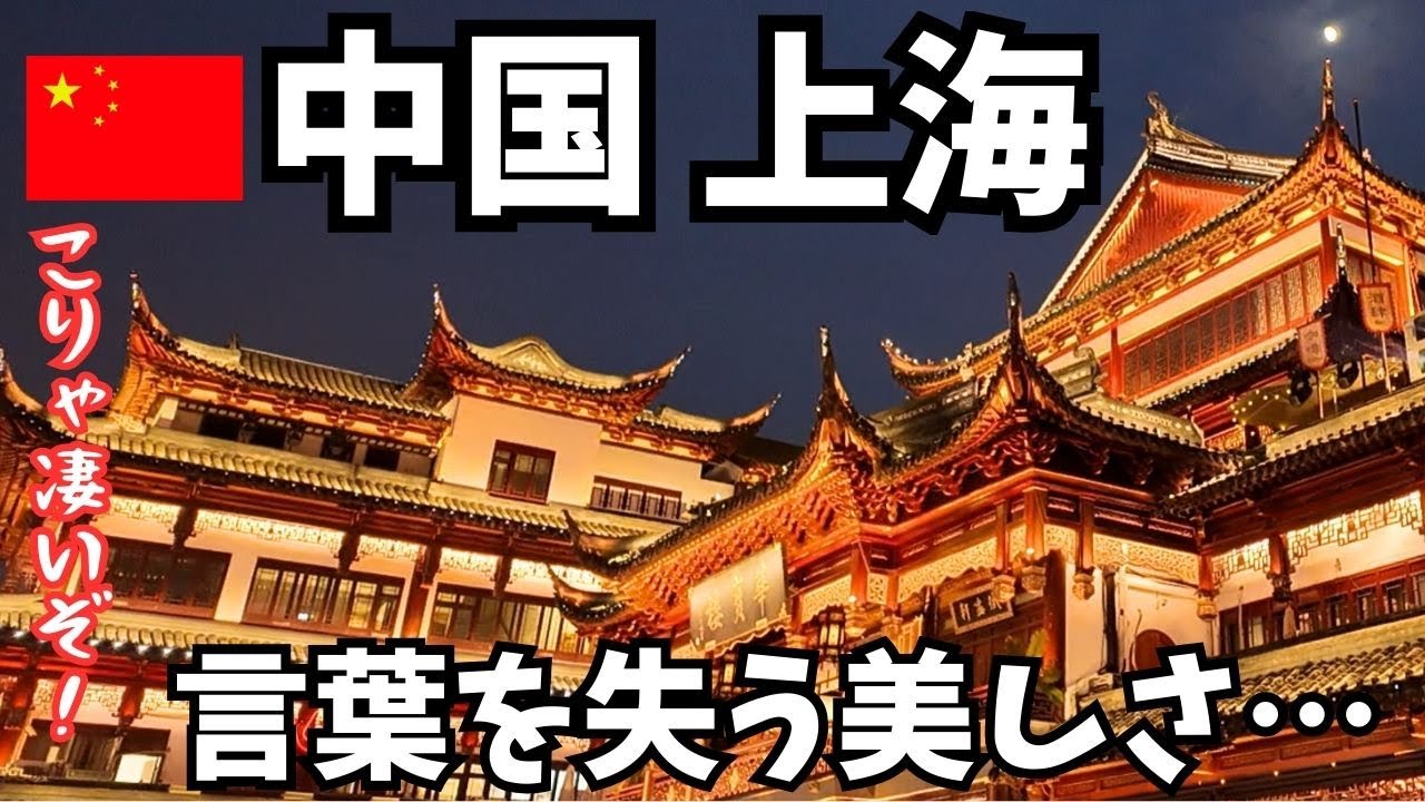 【中国上海 (後編)】まるで映画のワンシーン❓美しすぎる夜景が見れる街✨