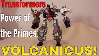 Transformers Power of the Primes Volcanicus with Custom Paint - GotBot True Review NUMBER 399