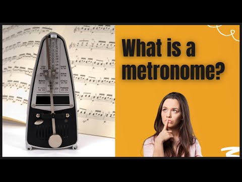 Video: Ce oferă un metronom?