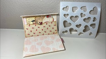 Glowforge Play Thursday: Heart Stencil and Envelope Pocket for TCTC