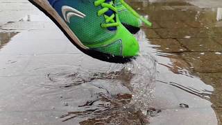 Super slow mo puddle jump! Shot with a Galaxy S9