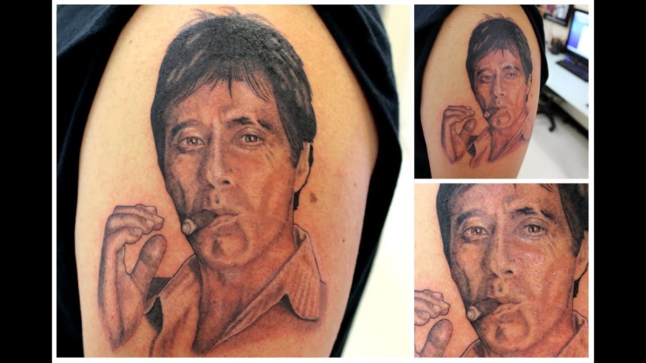 BodyWorks Tattoo Studio  The world is yours Another look at this Tony  Montana piece by dyptattoos bodyworkstattoos tattoos scarface   Facebook