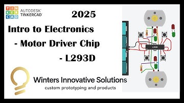 L7 - L293D Motor Driver #tinkercad #l293d