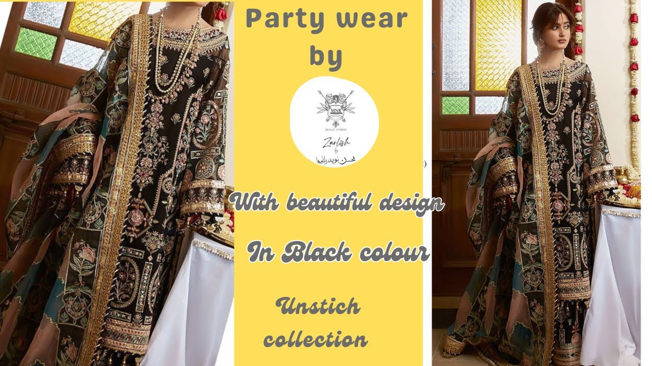 Beautiful Black Party Dress - YouTube