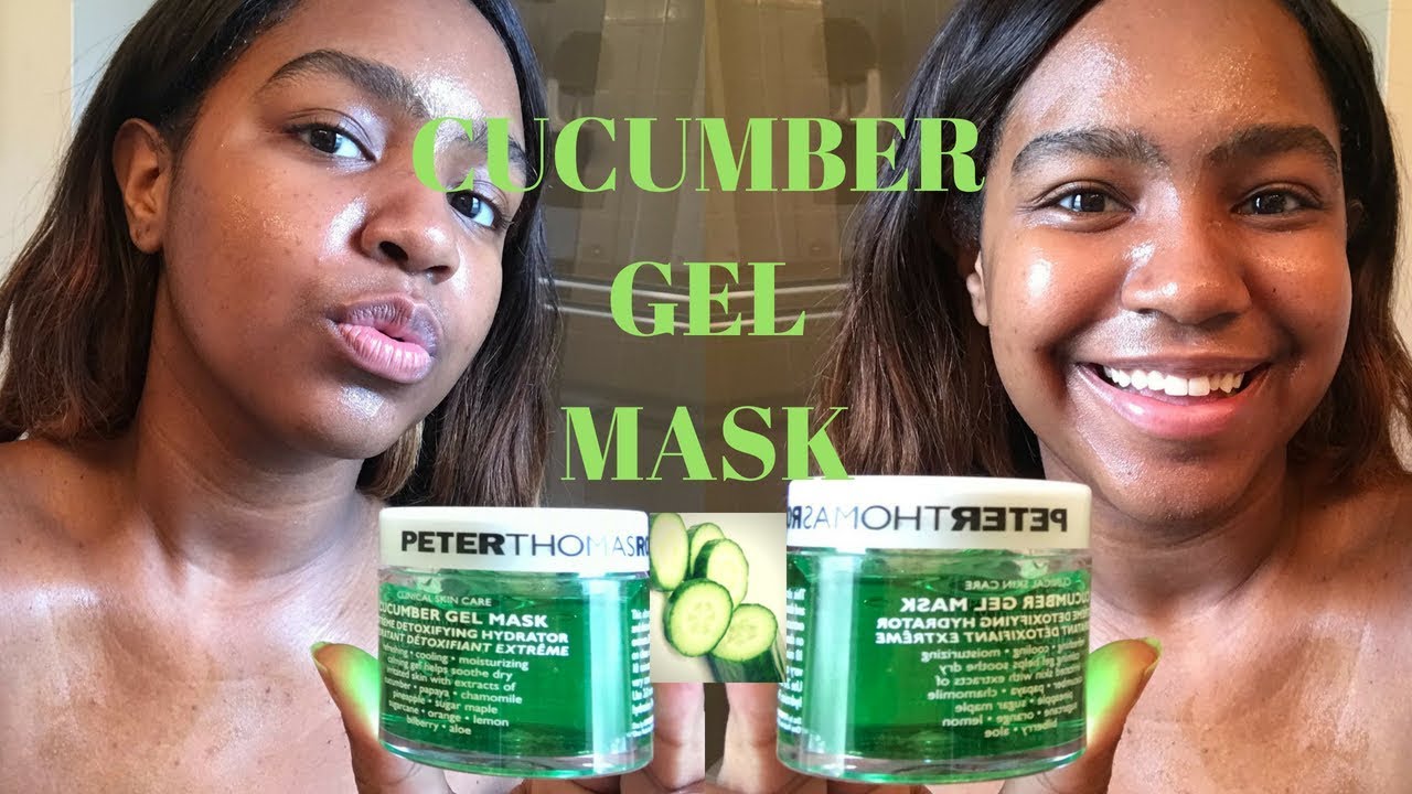 Arkæolog mandig Lager Peter Thomas Roth Cucumber Gel Mask REVIEW - YouTube