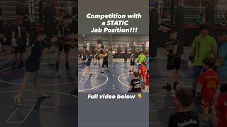 Coach Mike's Competition with a Static Jab Position!!! #shorts
