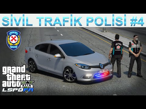 GTA 5 SİVİL TRAFİK POLİSİ #4 | RENAULT FLUENCE | LSPDFR