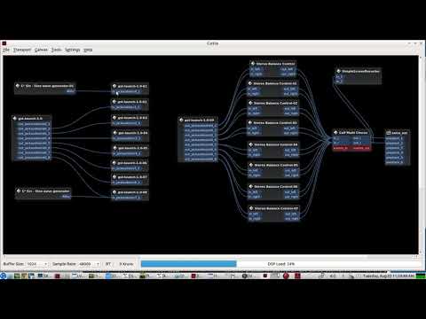 Stream (7.1) 8 Channel - HiFi Audio over TCP/ip/RTP - using Gstreamer OPUS CODEC Scripts - LIVE demo