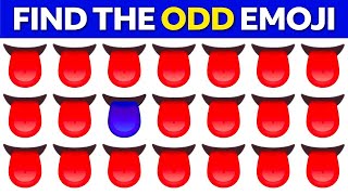 FIND THE ODD EMOJI by spotting the difference । find the odd emoji out । find the odd emoji